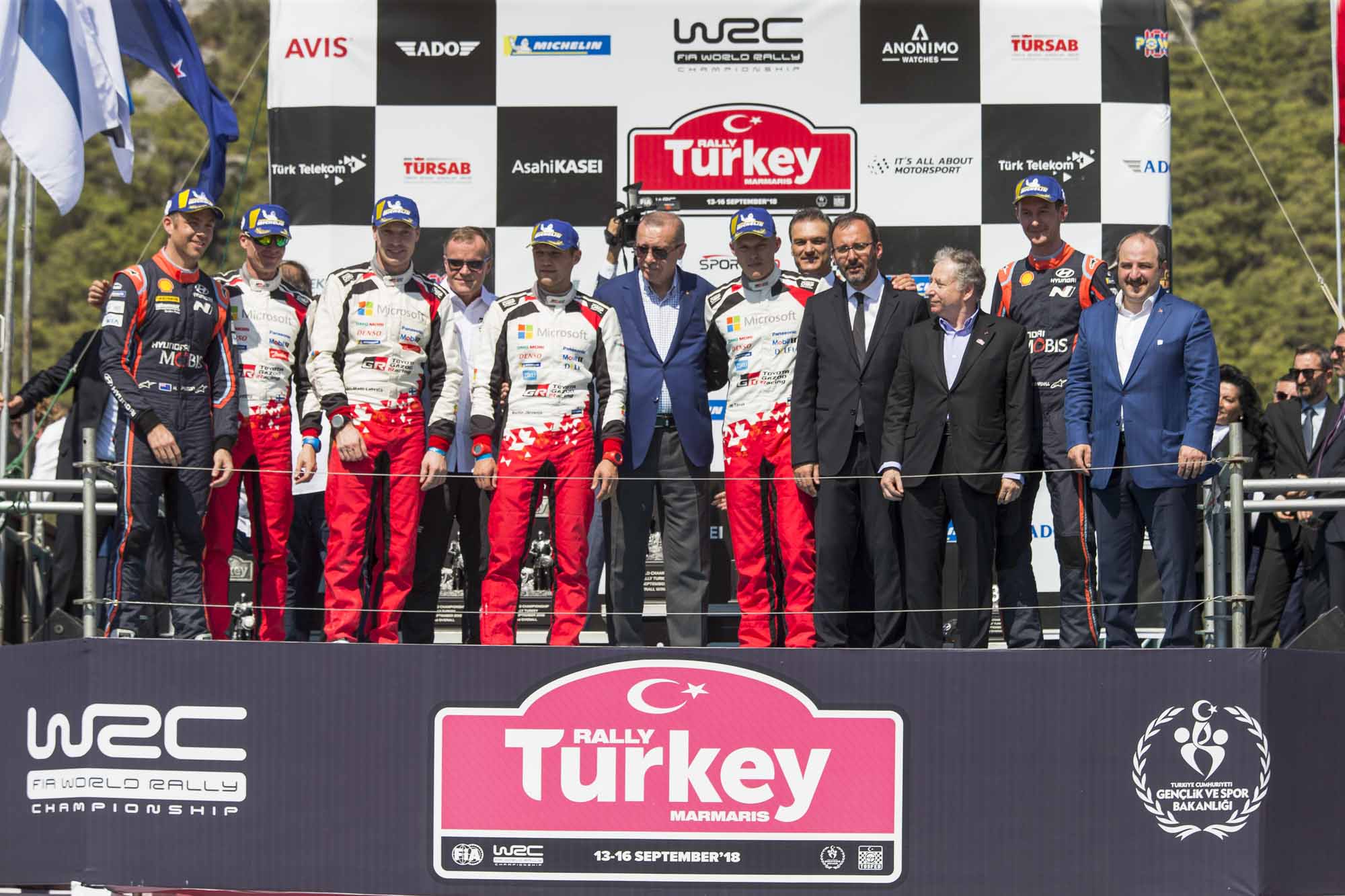Rally of Turkey’nin galibi Ott Tanak ile Toyota oldu