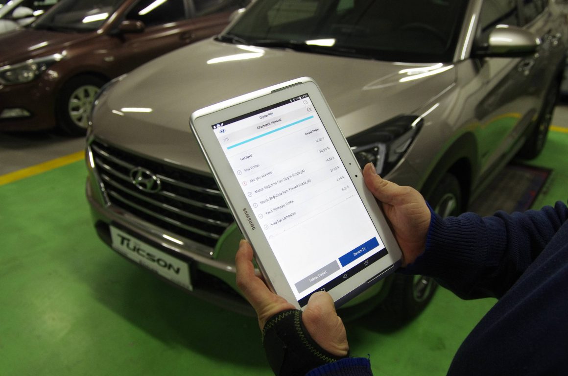 Hyundai’den teslimat öncesi dijital kontrol