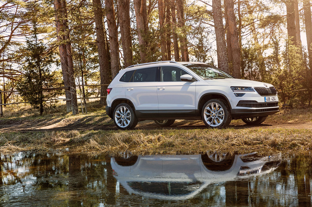 Skoda'nın küçük SUV'u Karoq Frankfurt'ta boy gösterdi