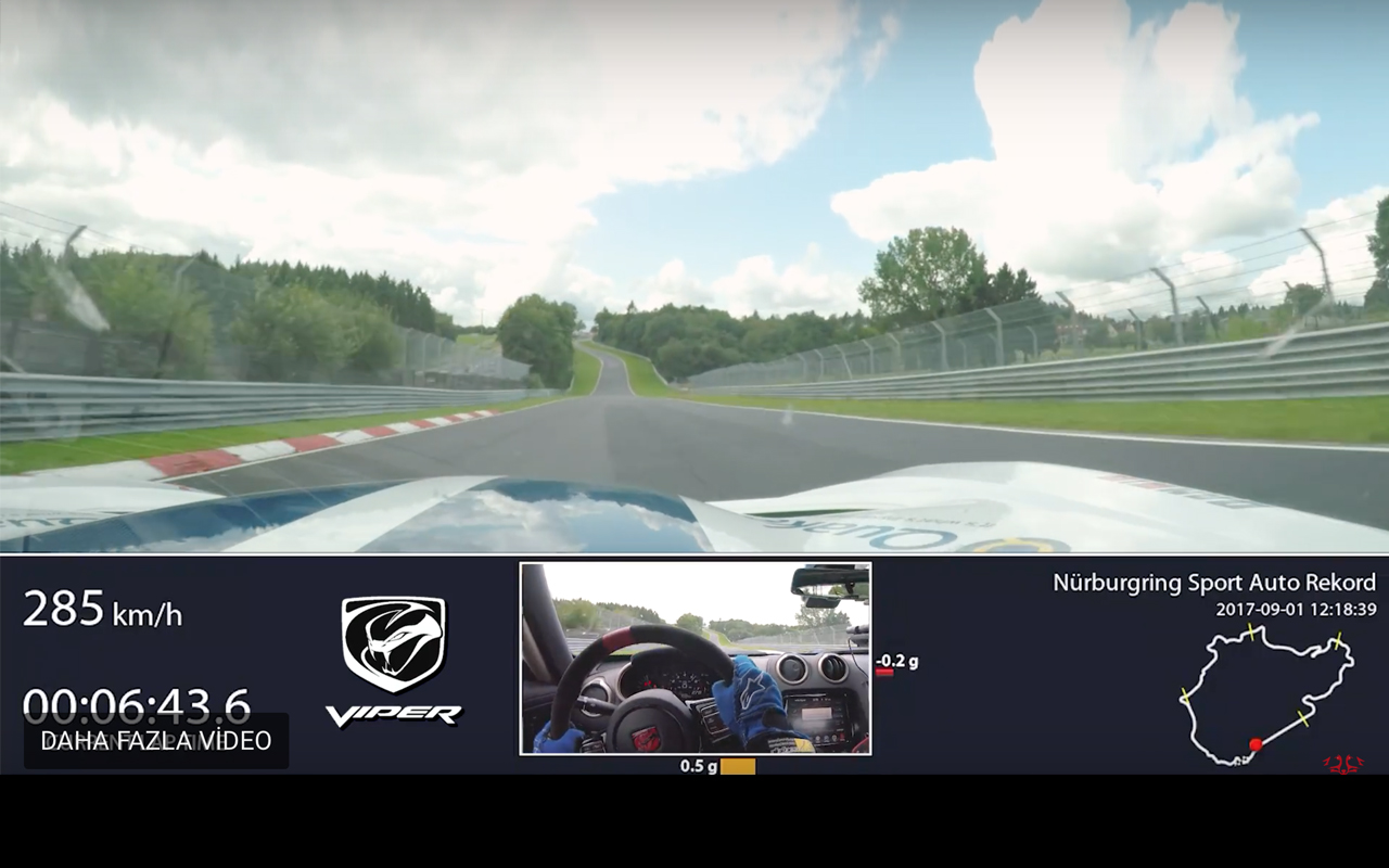 Dodge Viper ACR'den 7:01.3'lük Nürburgring rekoru