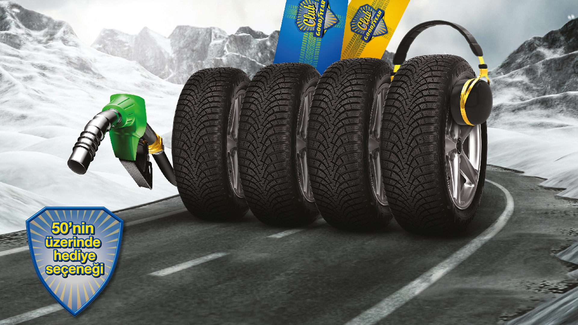 Goodyear’la hem karlı yolların hem de hediyelerin keyfini çıkartın