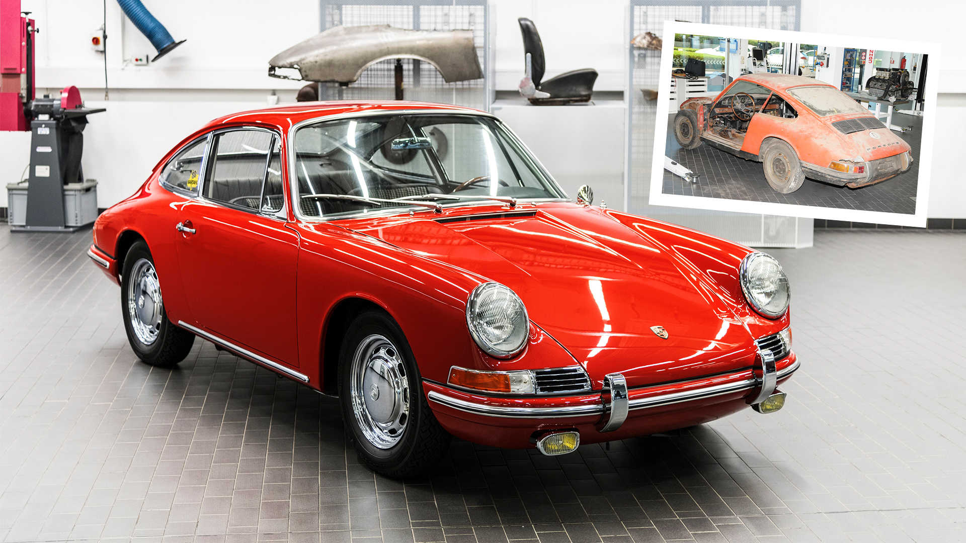 Porsche müzesindeki en eski 911 modeli ilk günkü gibi