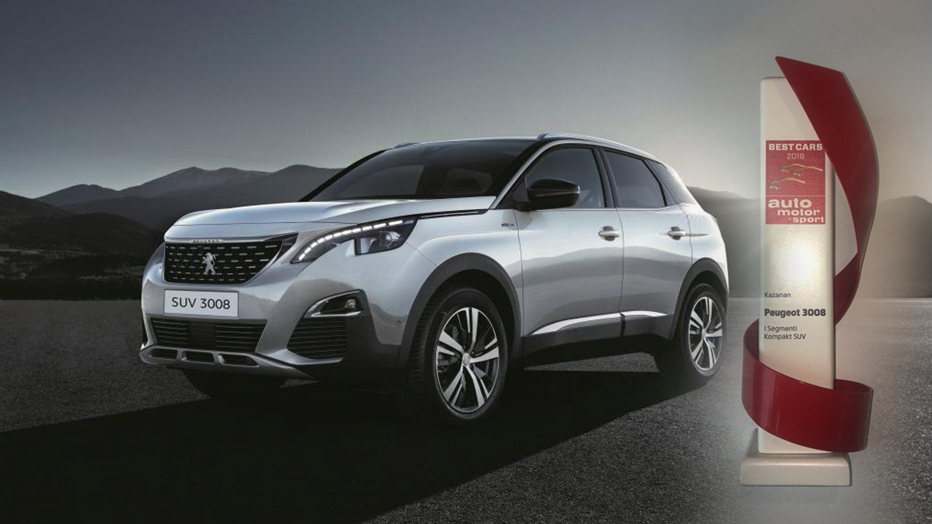 Peugeot 3008 Türkiye'de yılın otomobili seçildi