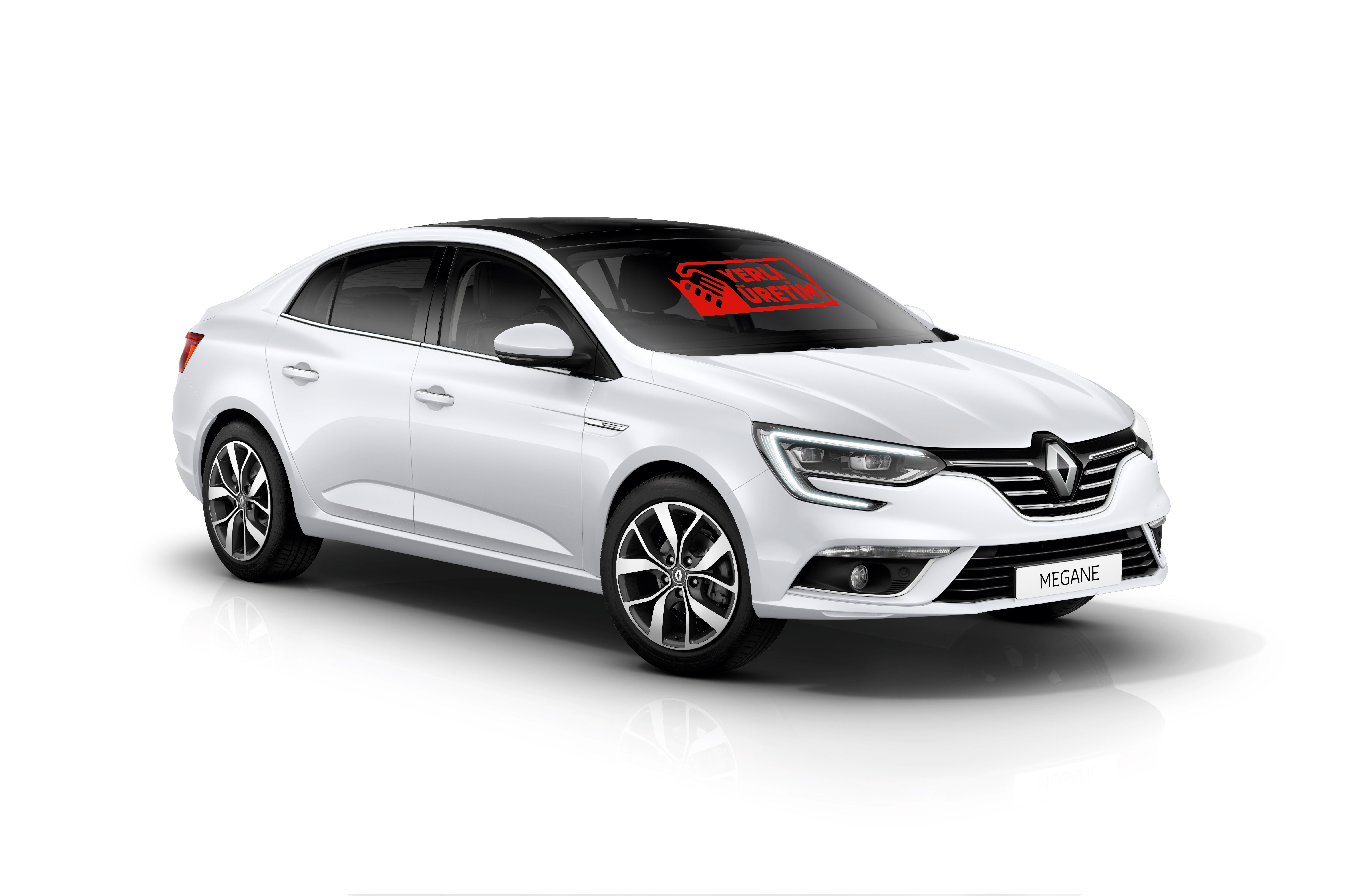 Megane Sedan ve Clio HB  “Yerli Üretim” logosu ile showroomlarda