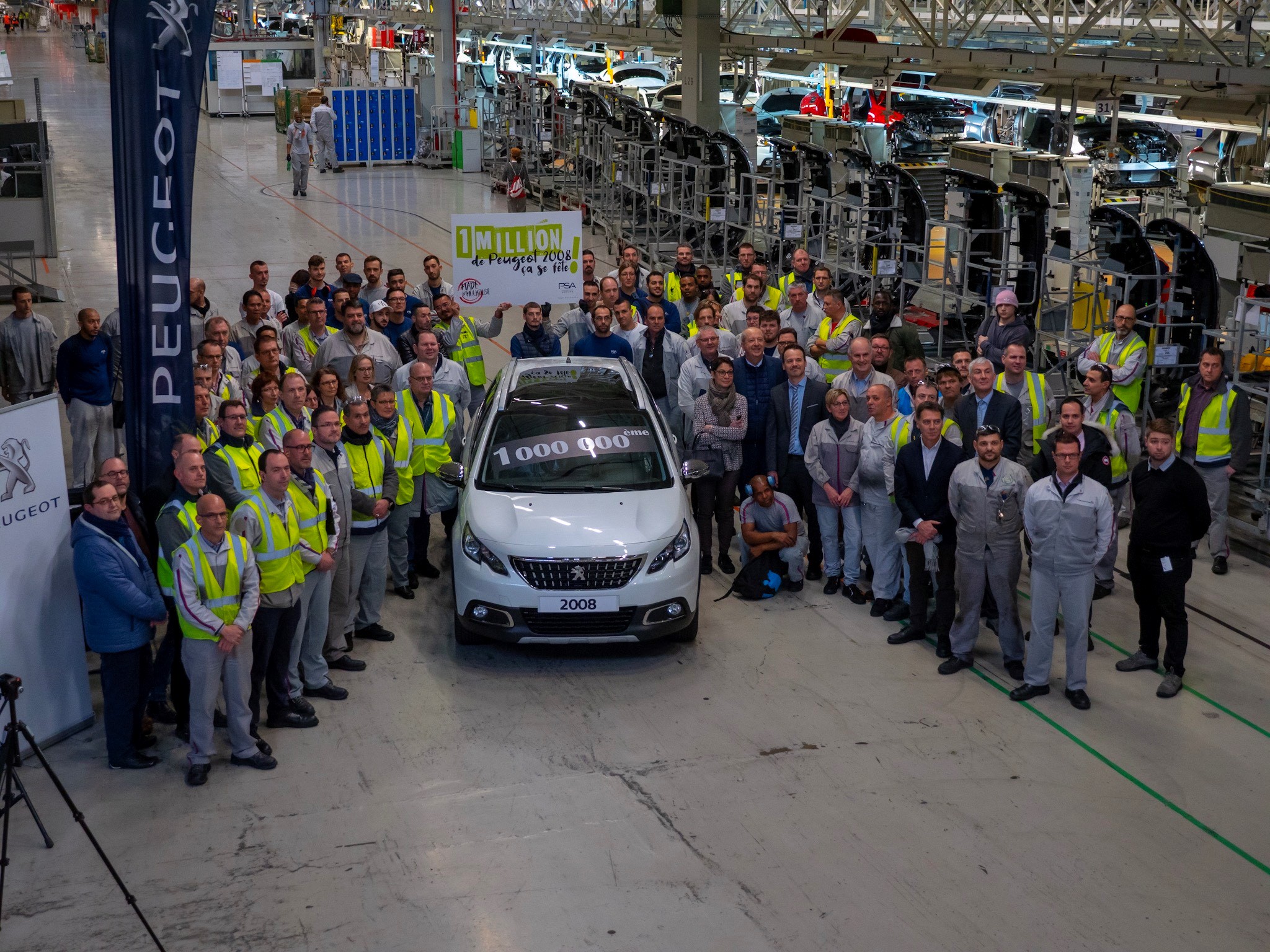 Bir milyonuncu Peugeot 2008 üretildi