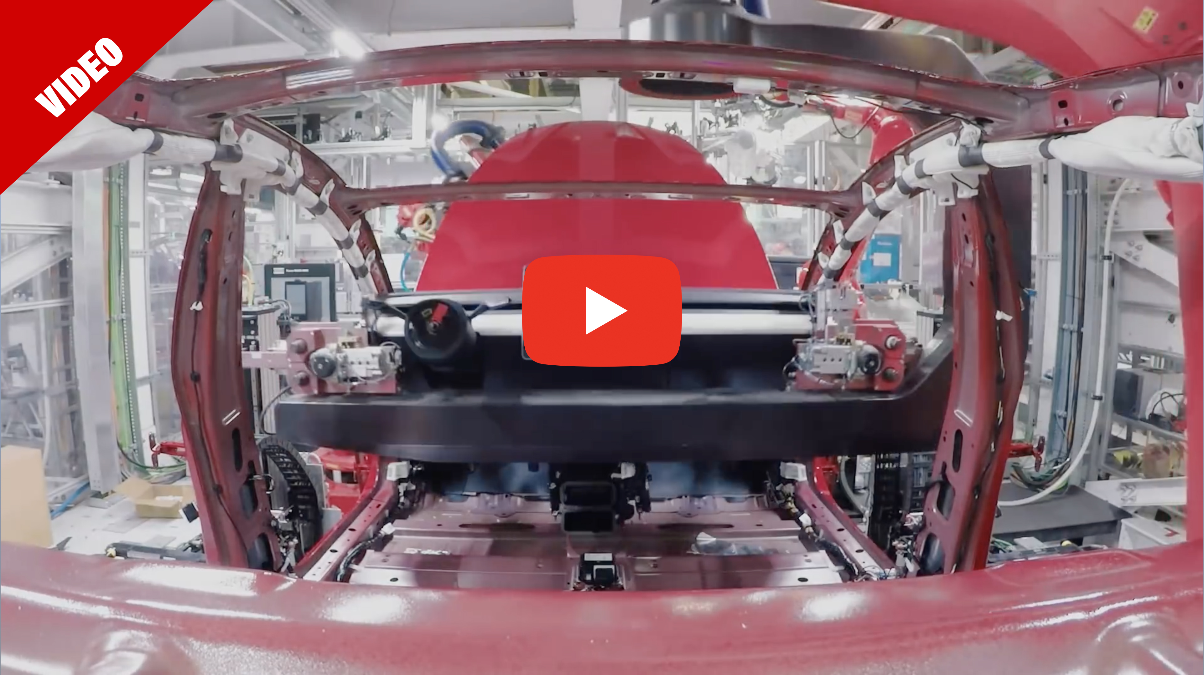 Tesla Model 3 yapım aşaması