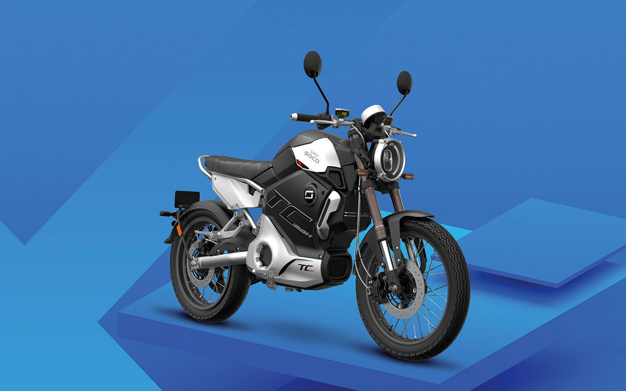 En hızlı elektrikli motosiklet Super SOCO TC Max