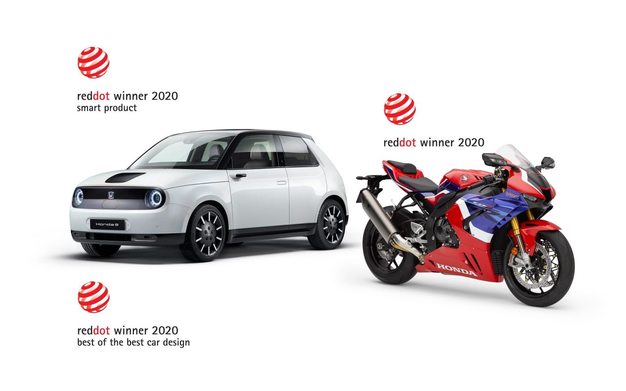Honda e,  Red Dot Tasarım Ödülü'nü kazandı