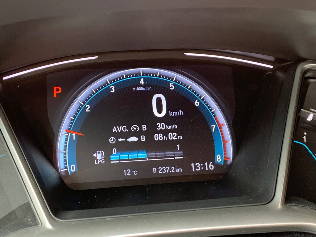 Honda Civic ECO LPG test sürüşü
