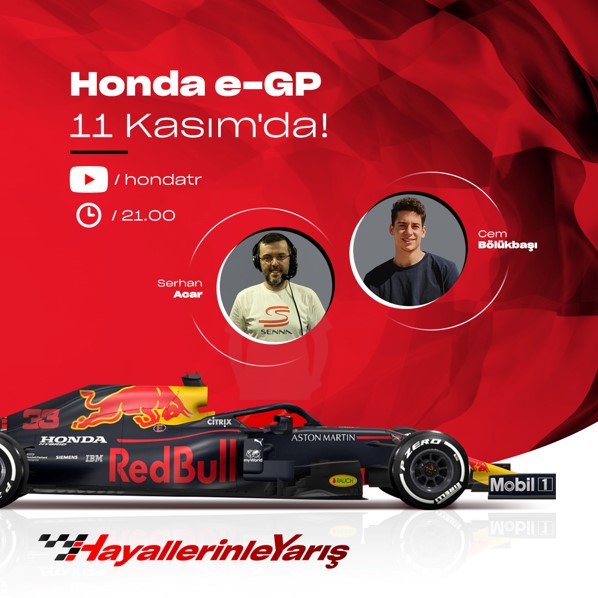 Honda, F1 tutkunları için e-GP turnuvası düzenliyor
