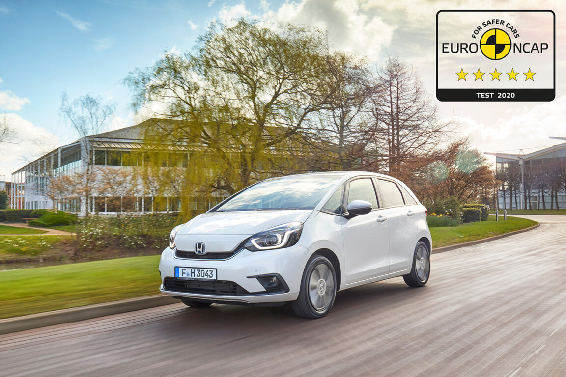 Honda Jazz e:HEV’e Euro NCAP’ten 5 Yıldız