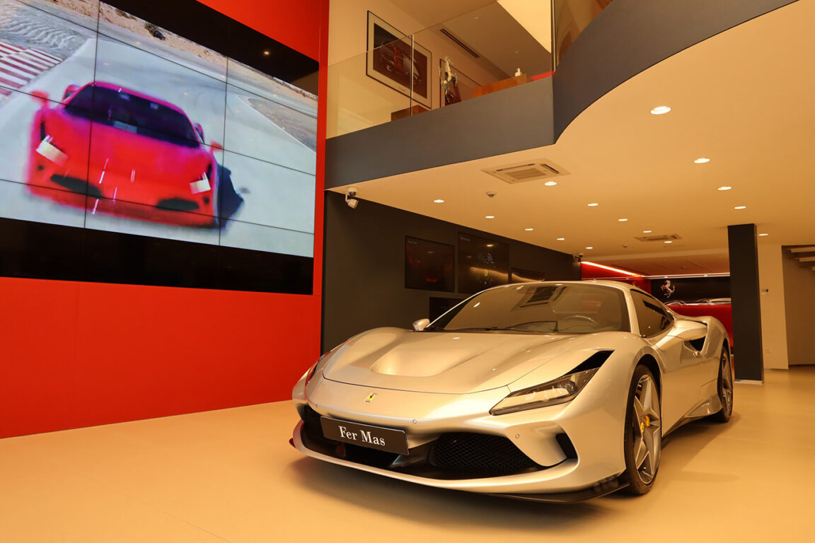 Ferrari İstanbul Showroom’u baştan sona yenilendi