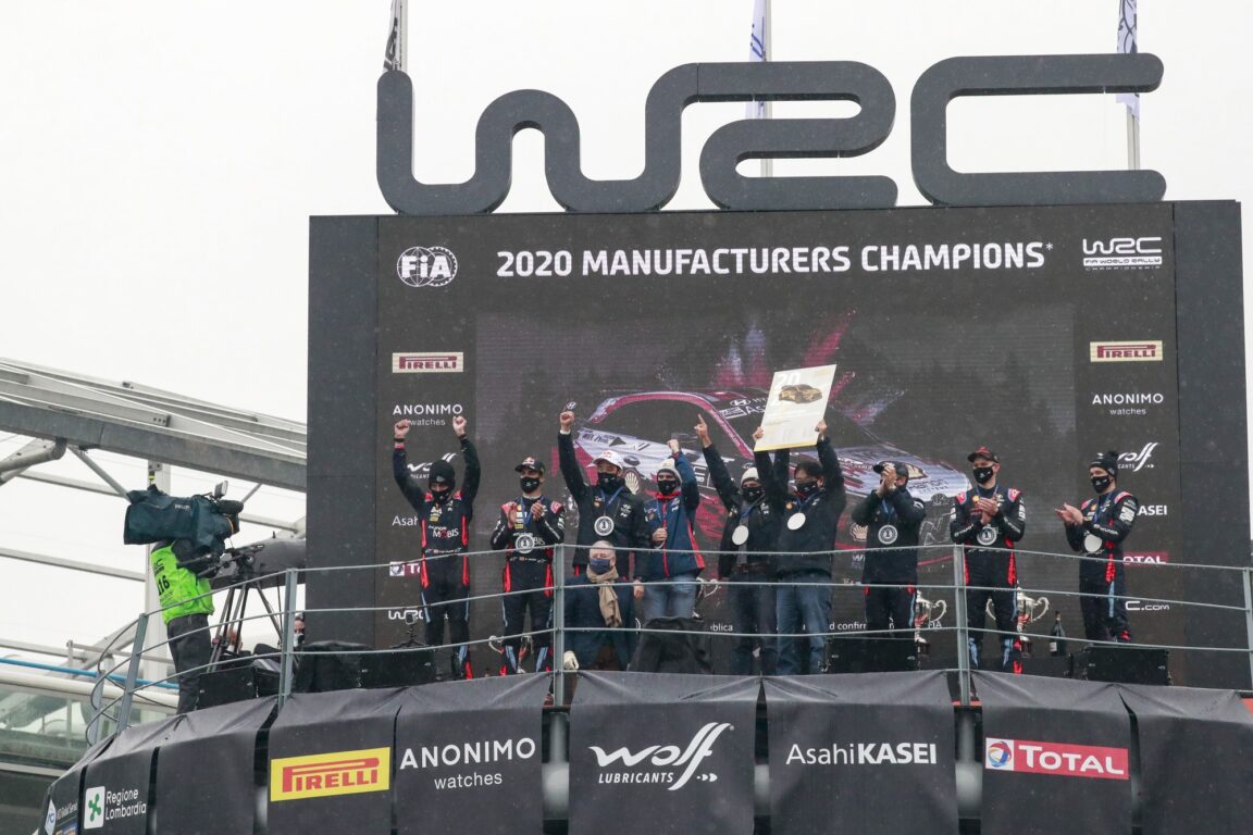 Hyundai Motorsport Takımı, WRC’de ikinci kez markalar şampiyonu oldu