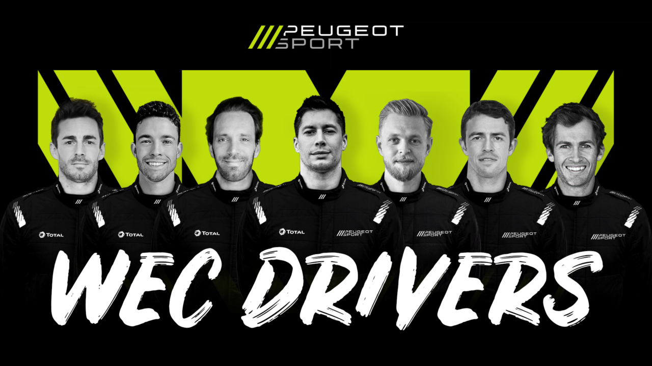 Peugeot Sport, FIA WEC ve Le Mans 24 Saat takımlarıda yarışacak olan yedi pilotun isimlerini açıkladı