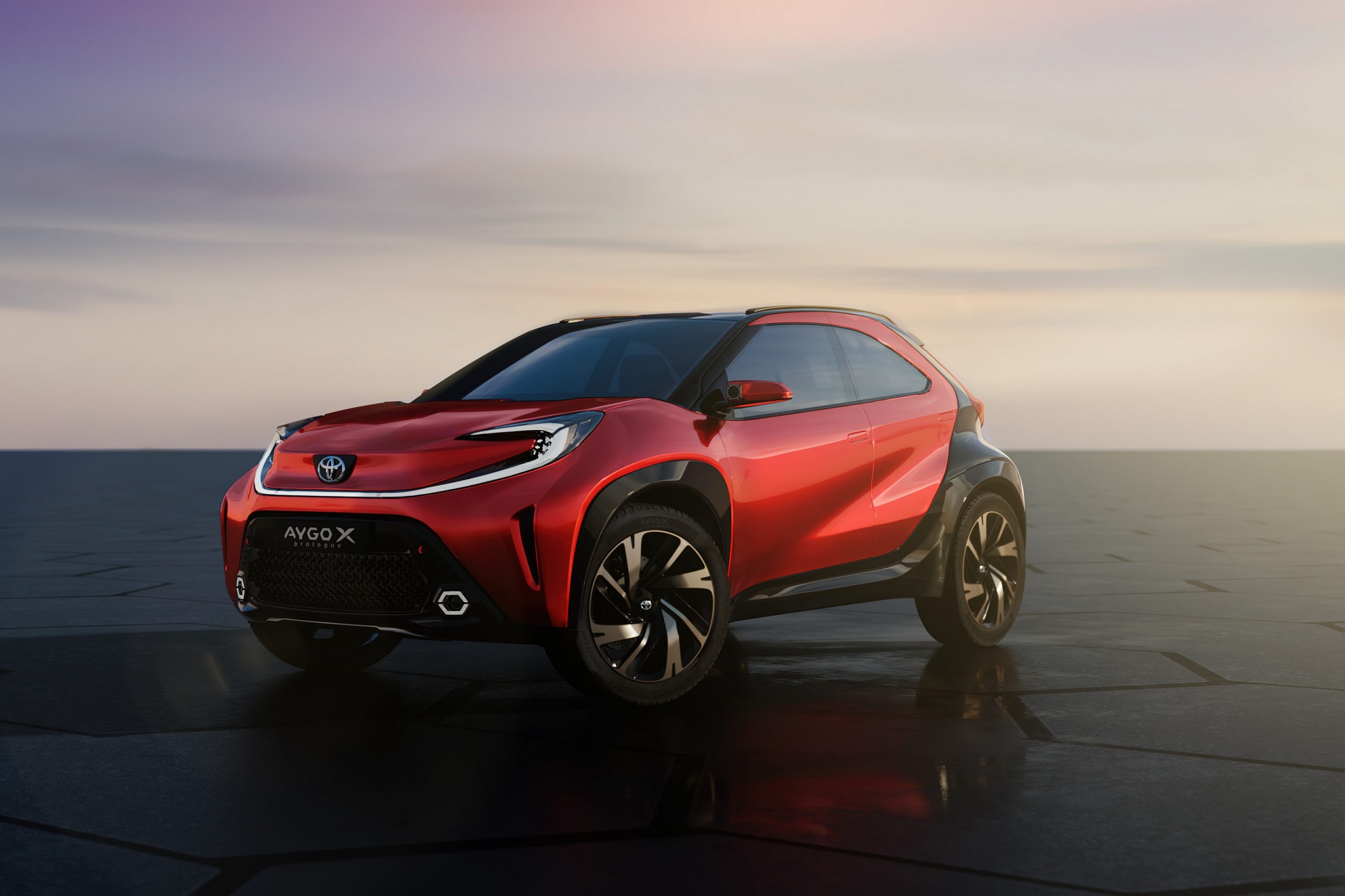 Toyota Aygo X prologue ortaya çıkmaya başladı