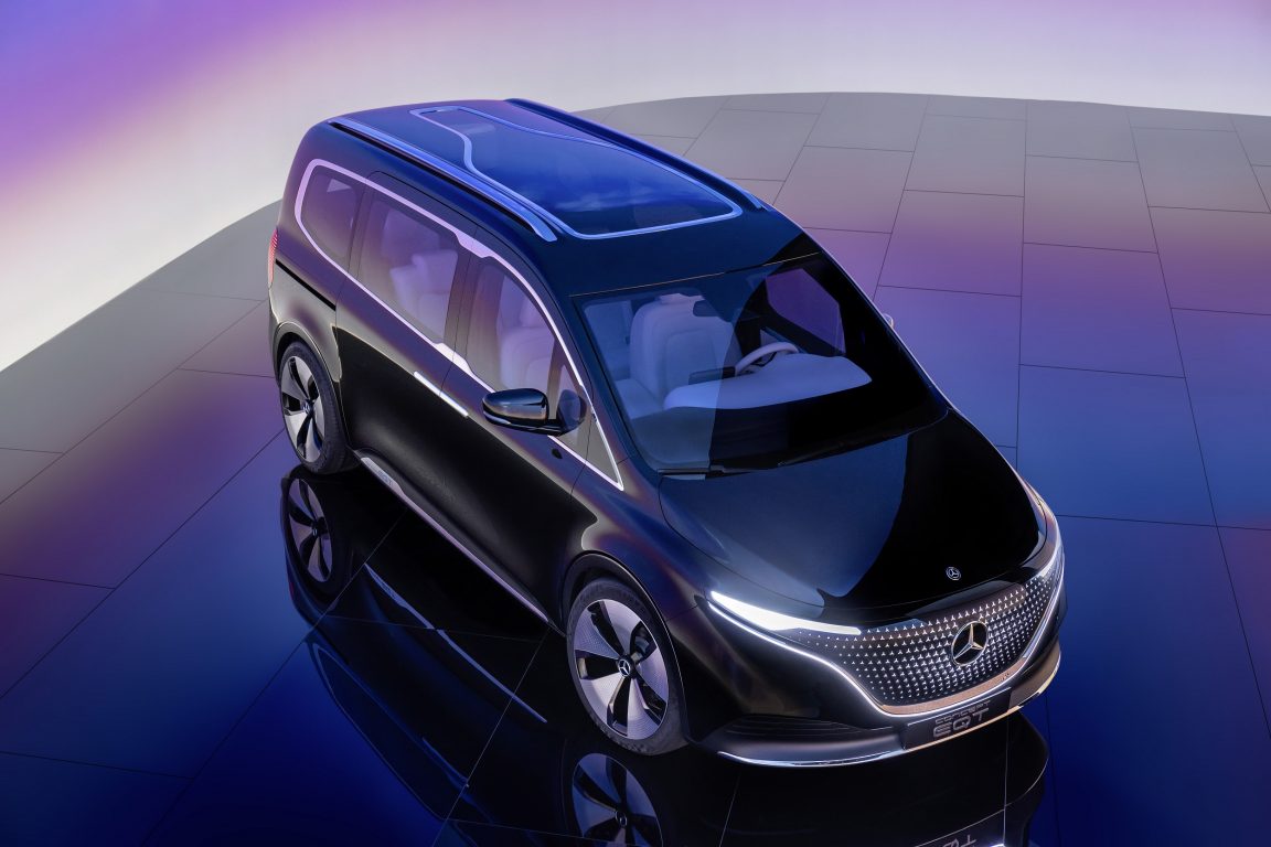Yeni elektrikli ticari Mercedes Concept EQT tanıtıldı