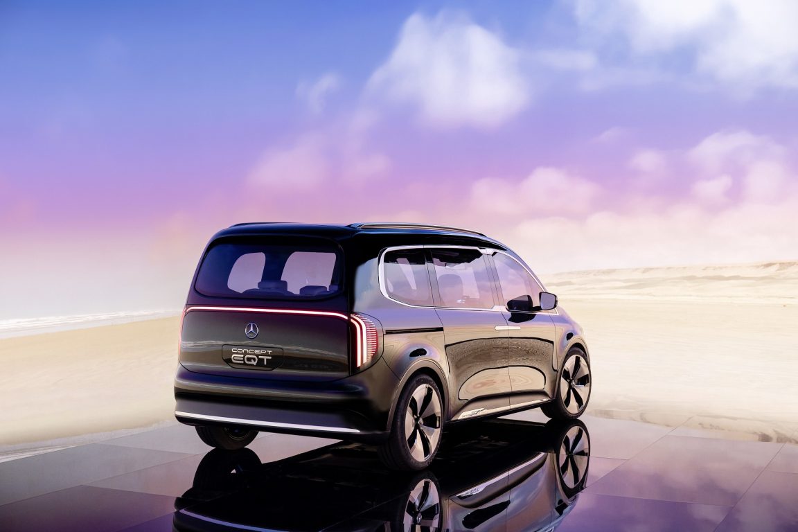 Yeni elektrikli ticari Mercedes Concept EQT tanıtıldı