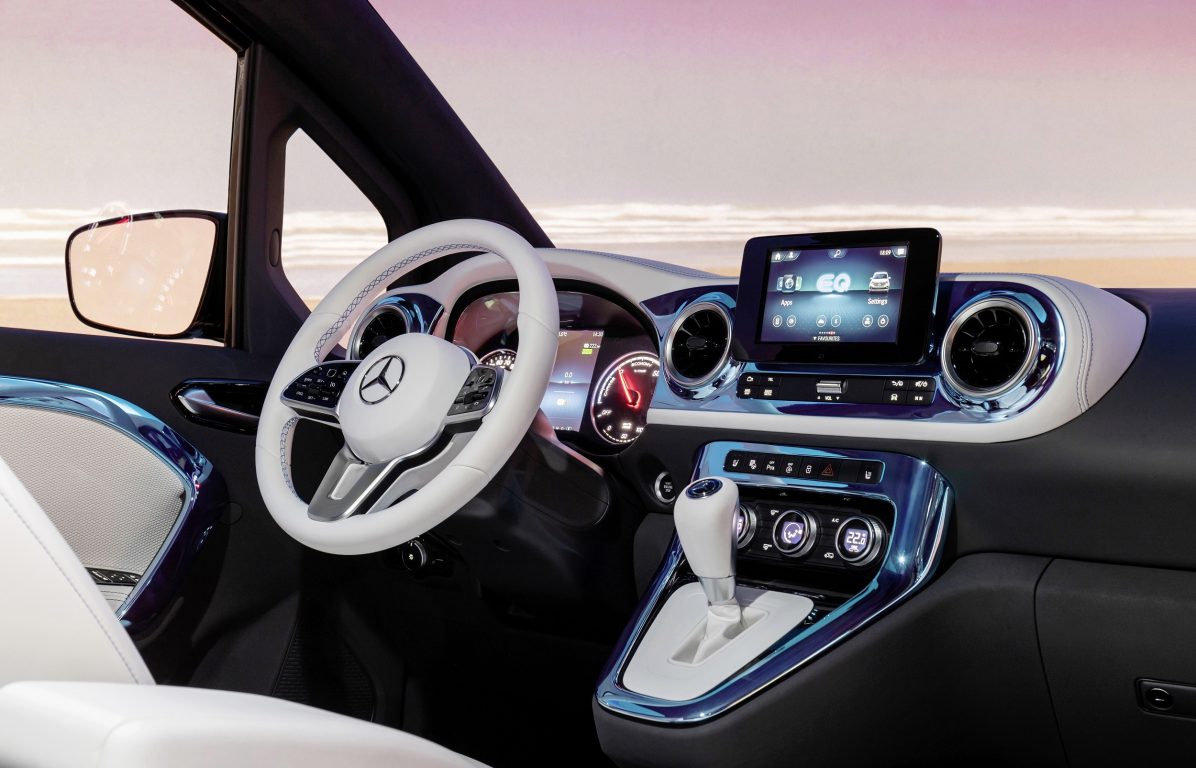 Yeni elektrikli ticari Mercedes Concept EQT tanıtıldı