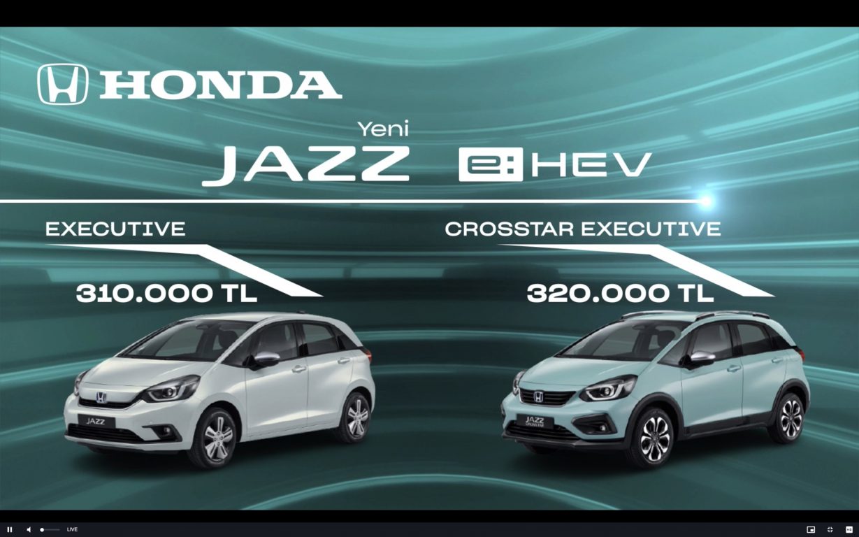 Honda Jazz Hybrid ve Jazz Crosstar Türkiye’de