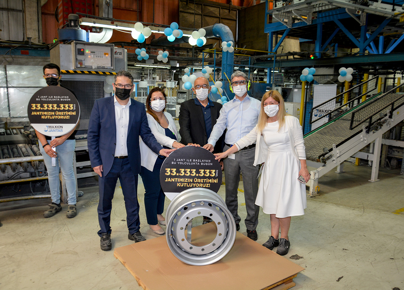 Maxion Jantaş 33.333.333’üncü jantın üretimini kutladı