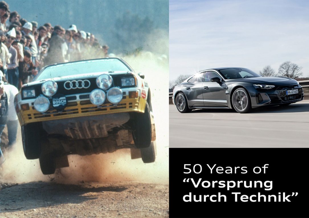 Audi, Vorsprung durch Technik sloganının 50. Yılını kutluyor