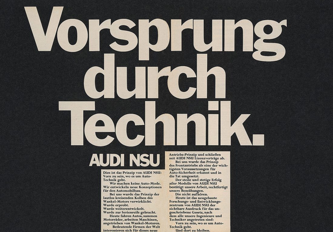 Audi, Vorsprung durch Technik sloganının 50. Yılını kutluyor