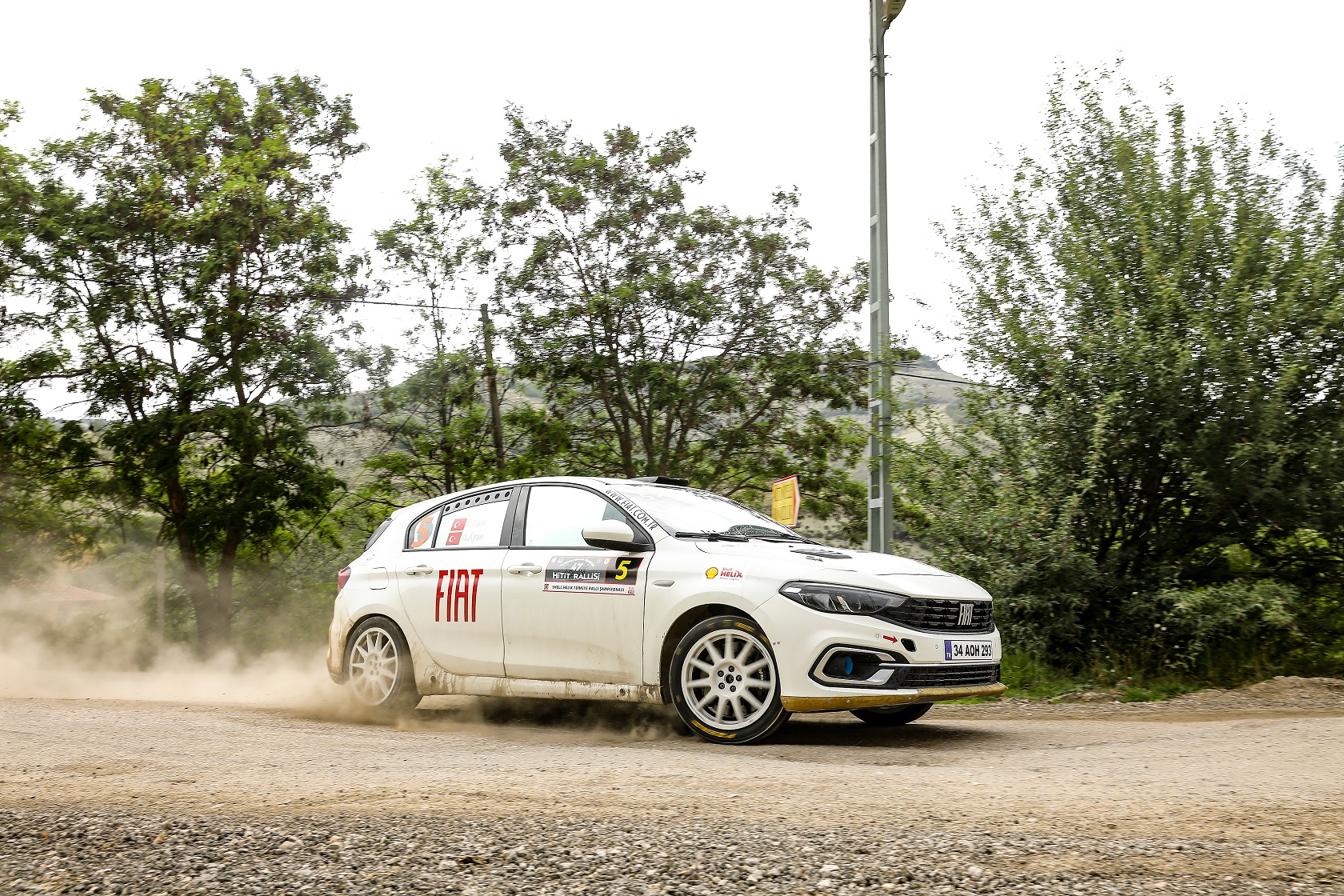 Fiat Motor Sporları Hitit Rallisi’nden birincilikle döndü