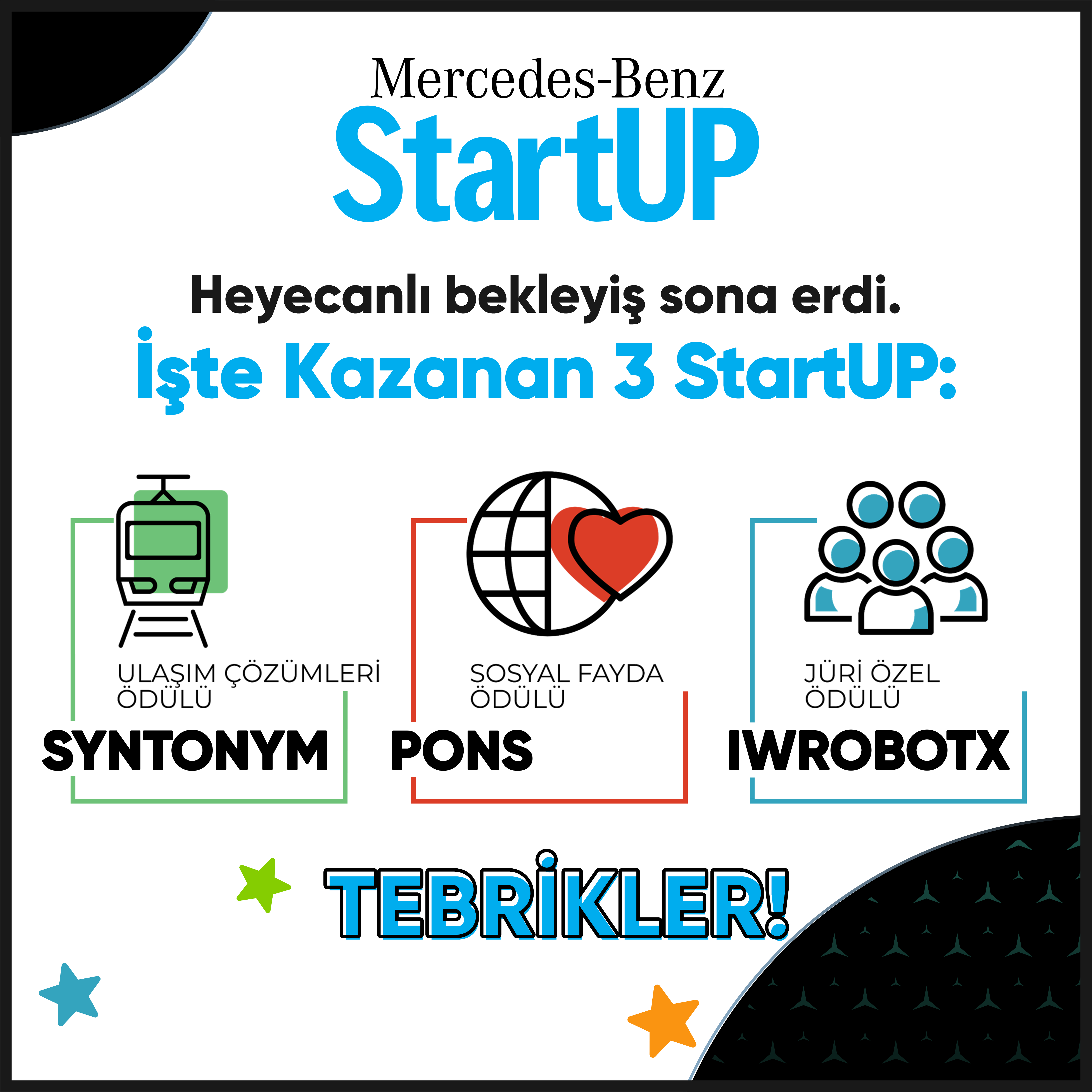 Mercedes-Benz StartUP 2021'i kimler kazandı?