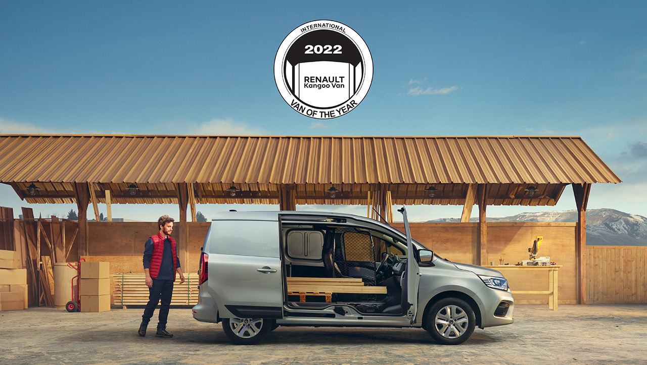 Yeni Renault Kangoo Van, 2022 Uluslararası Yılın Ticari Aracı (IVOTY) seçildi