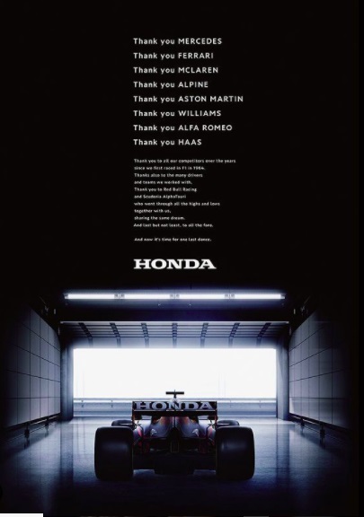 2021 Formula 1 Sezonu Şampiyonu Honda oldu