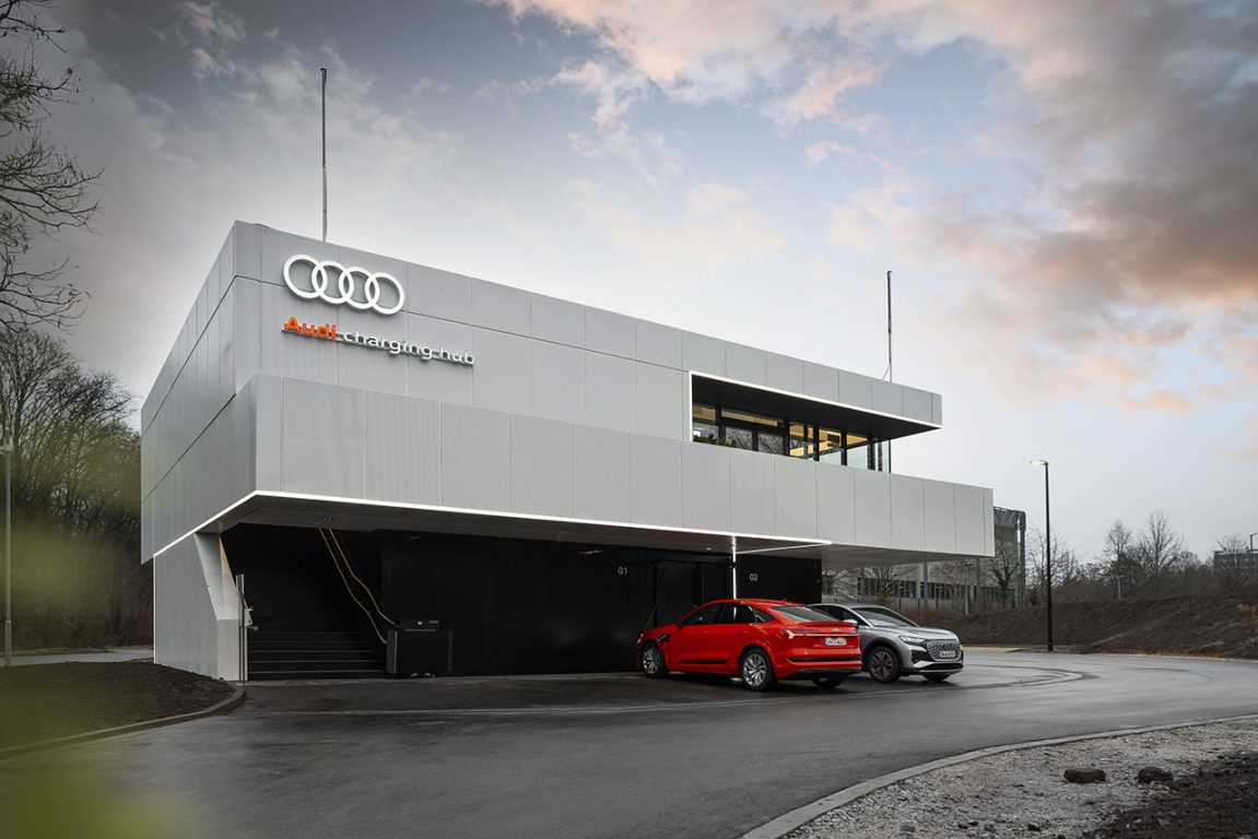 Kentsel hızlı şarj uygulamalarında bir ilk: Audi şarj merkezi konsepti