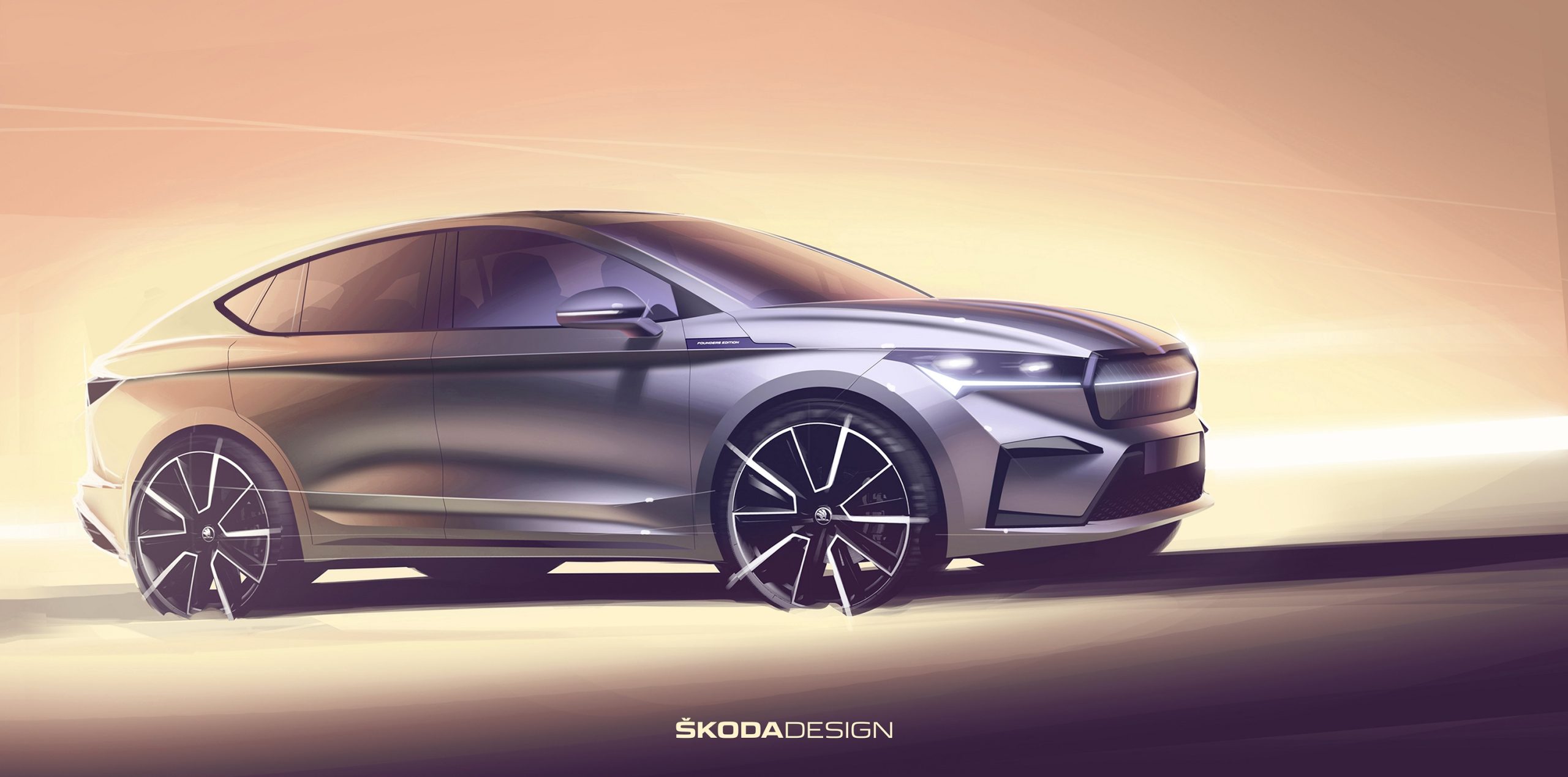 Tamamen elektrikli Skoda ENYAQ iV Coupe