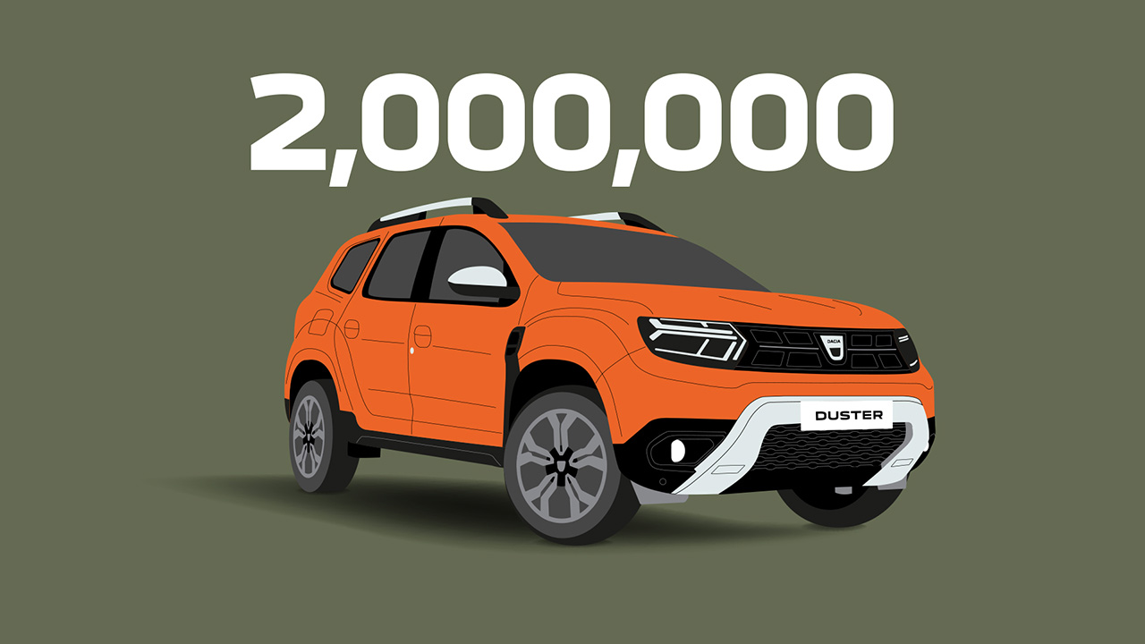 Dacia Duster 2 milyon adetlik satışa ulaştı