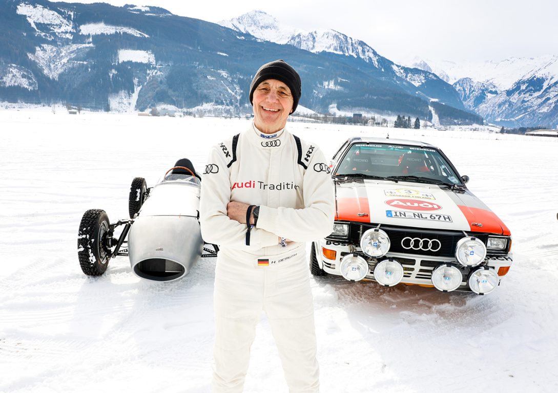 Ken Block Audi RS Q e-tron’un direksiyonuna geçti