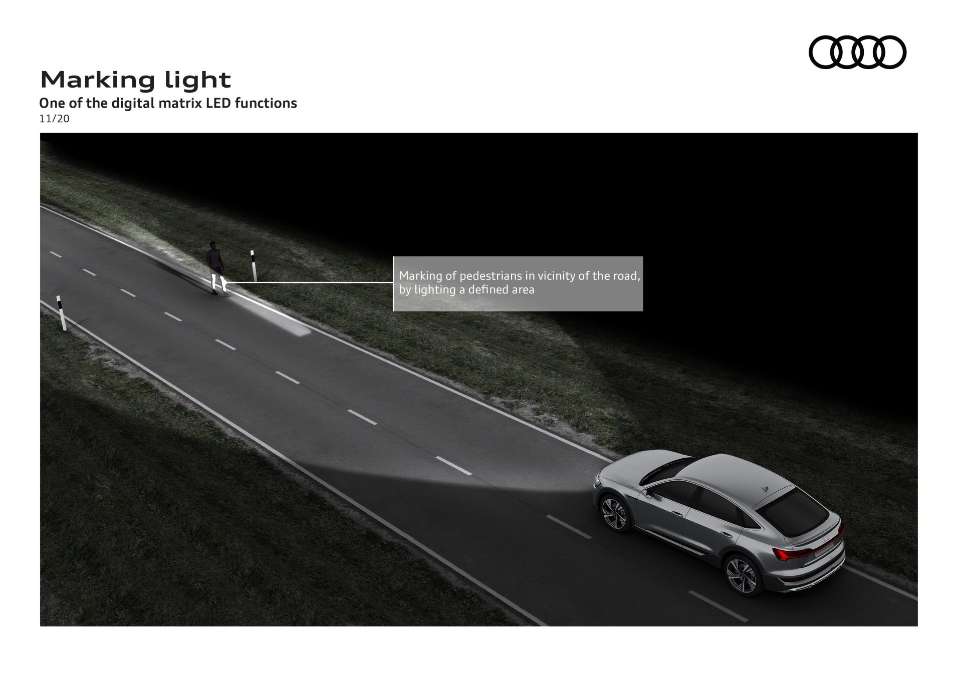 Audi geleceğe giden yolu aydınlatıyor
