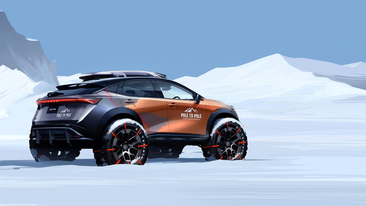 Nissan, Kuzey Kutbu’ndan Güney Kutbu’na dünyanın ilk tamamen elektrikli sürüş macerasını gerçekleştiriyor