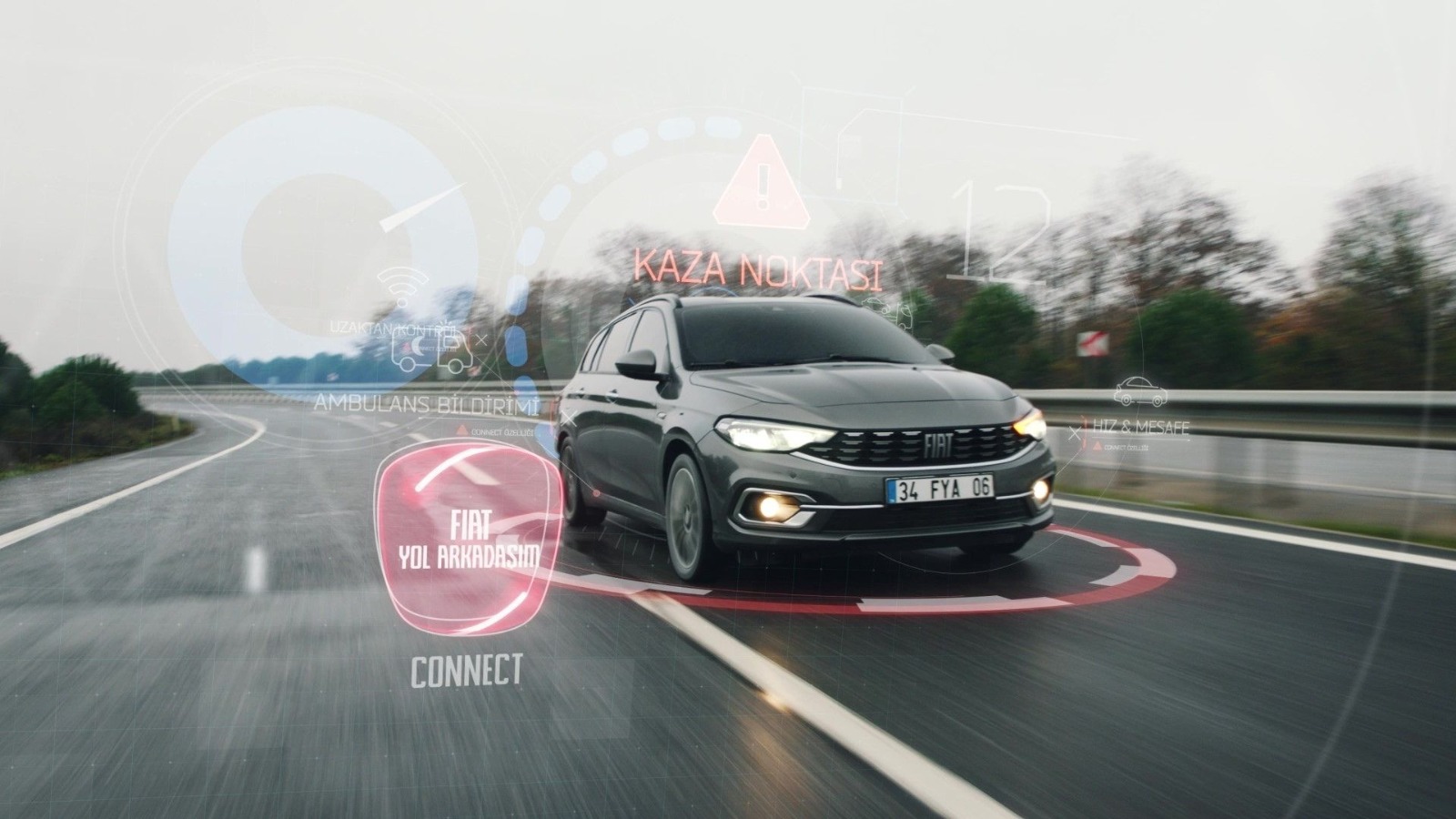 Fiat Connect tüm Egea modellerinde standart olarak sunuluyor
