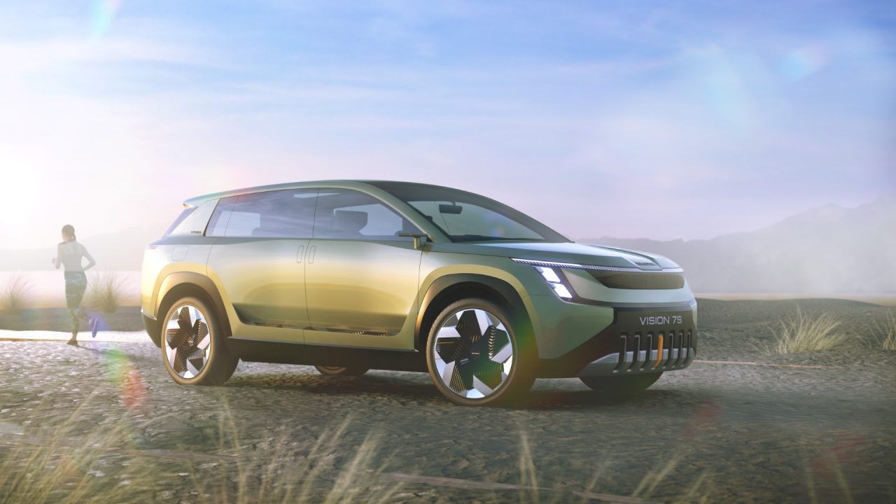 Skoda yeni marka kimliğini Vision 7S ile tanıttı