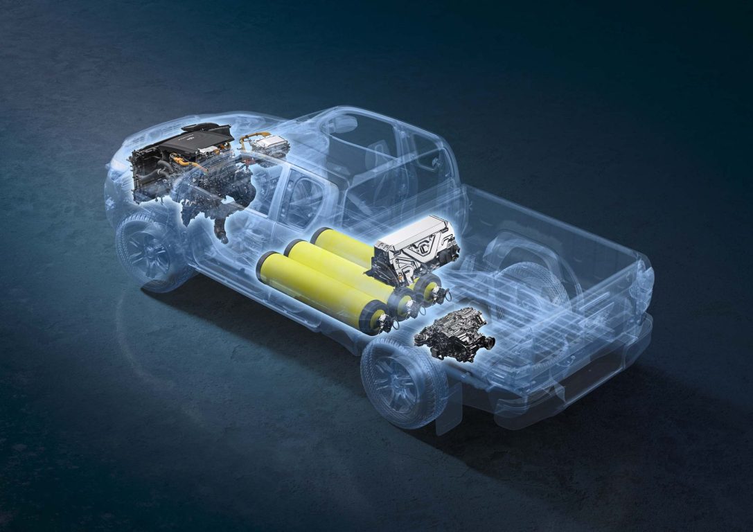 Hidrojen yakıt hücreli Toyota Hilux!