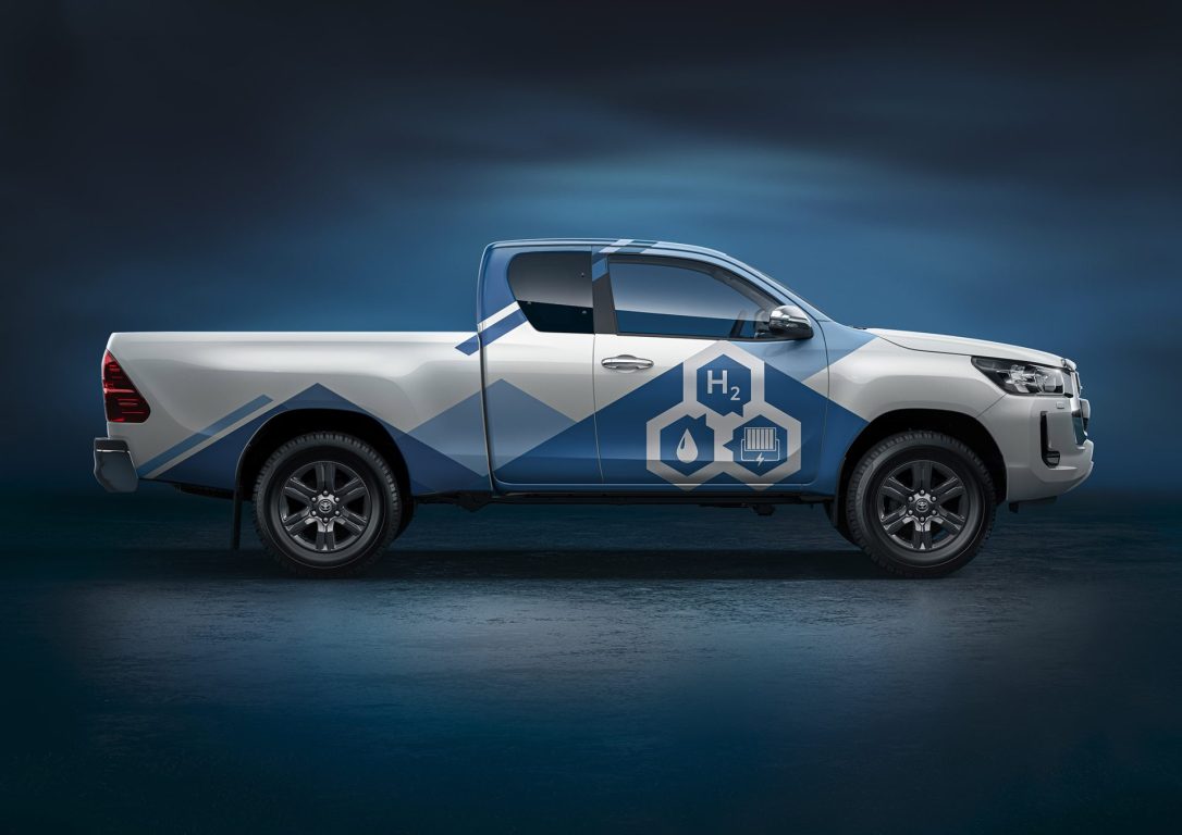 Hidrojen yakıt hücreli Toyota Hilux!