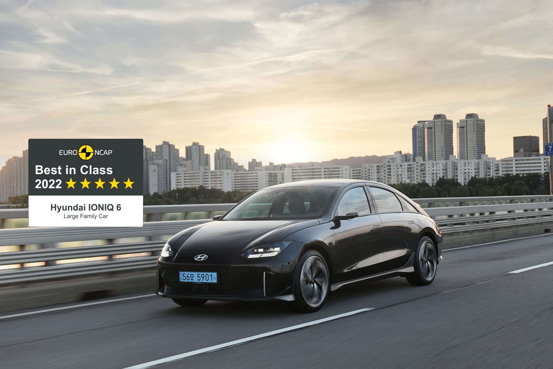Hyundai IONIQ 6, Euro NCAP tarafından en güvenilir aile otomobillerinden biri seçildi