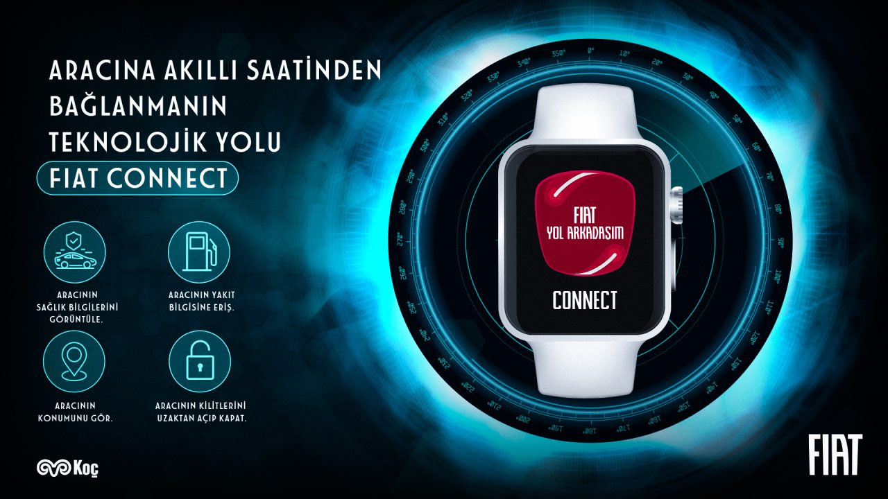 FIAT Connect, akıllı giyilebilir cihazlar üzerinde kullanılabilir hale geldi