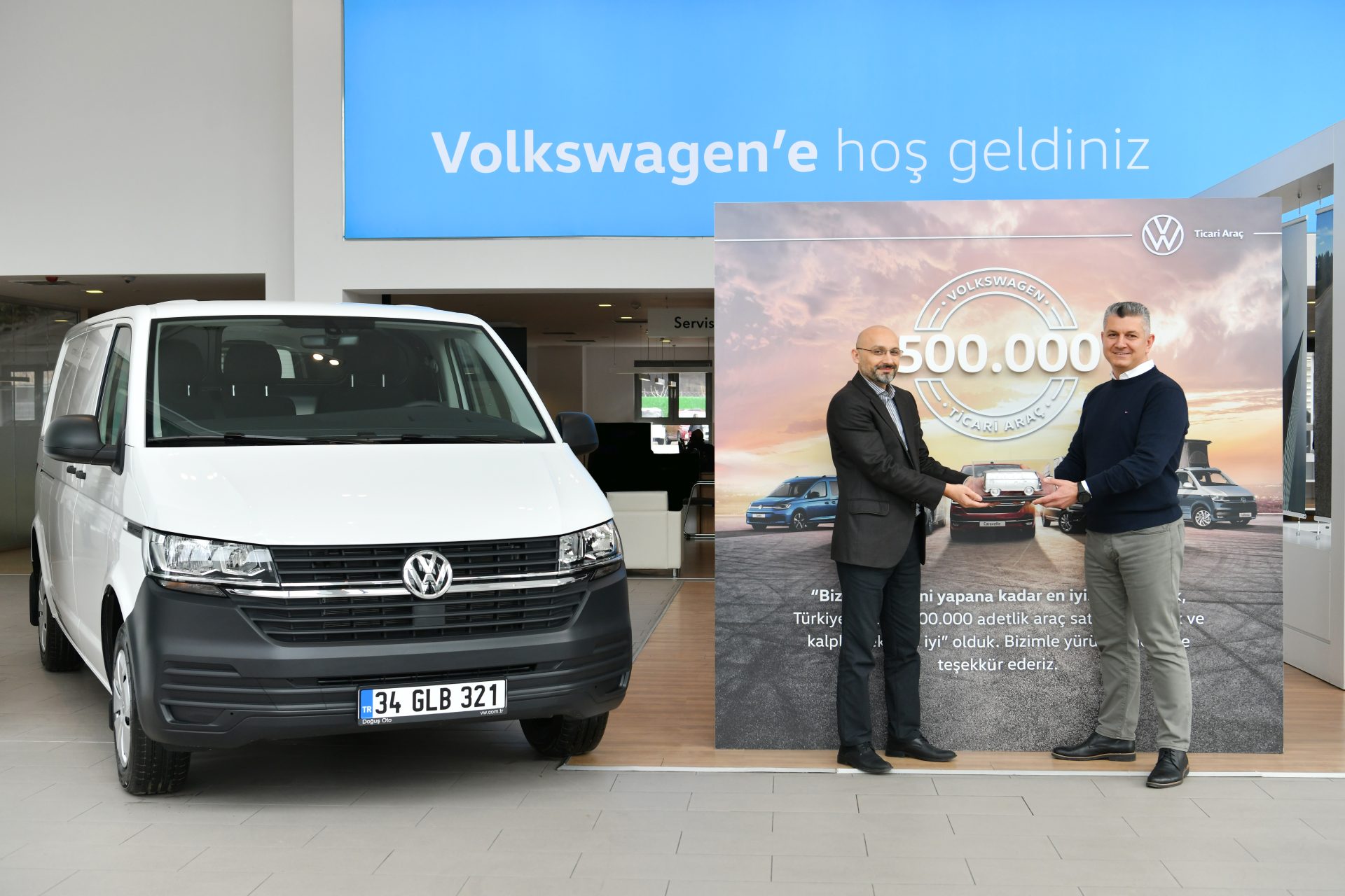 Volkswagen Ticari Araç, Türkiye pazarında 500 bininci satışa ulaştı