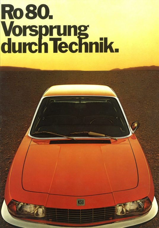 NSU Ro 80: fütüristik, aerodinamik, şık