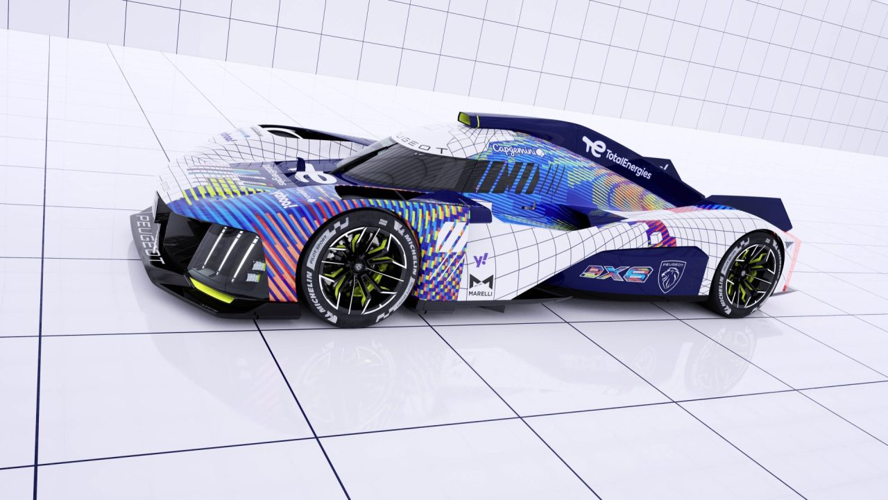 PEUGEOT 9X8 Hypercar’a özel görsel şölen