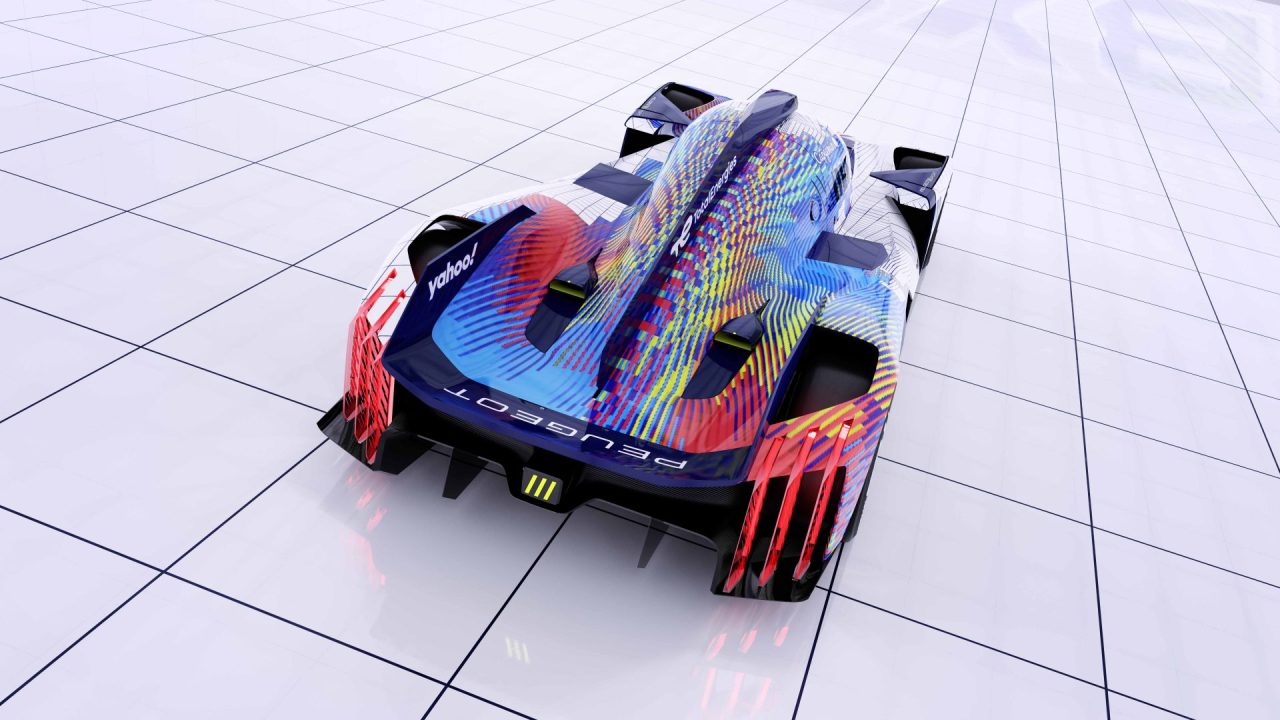 PEUGEOT 9X8 Hypercar’a özel görsel şölen
