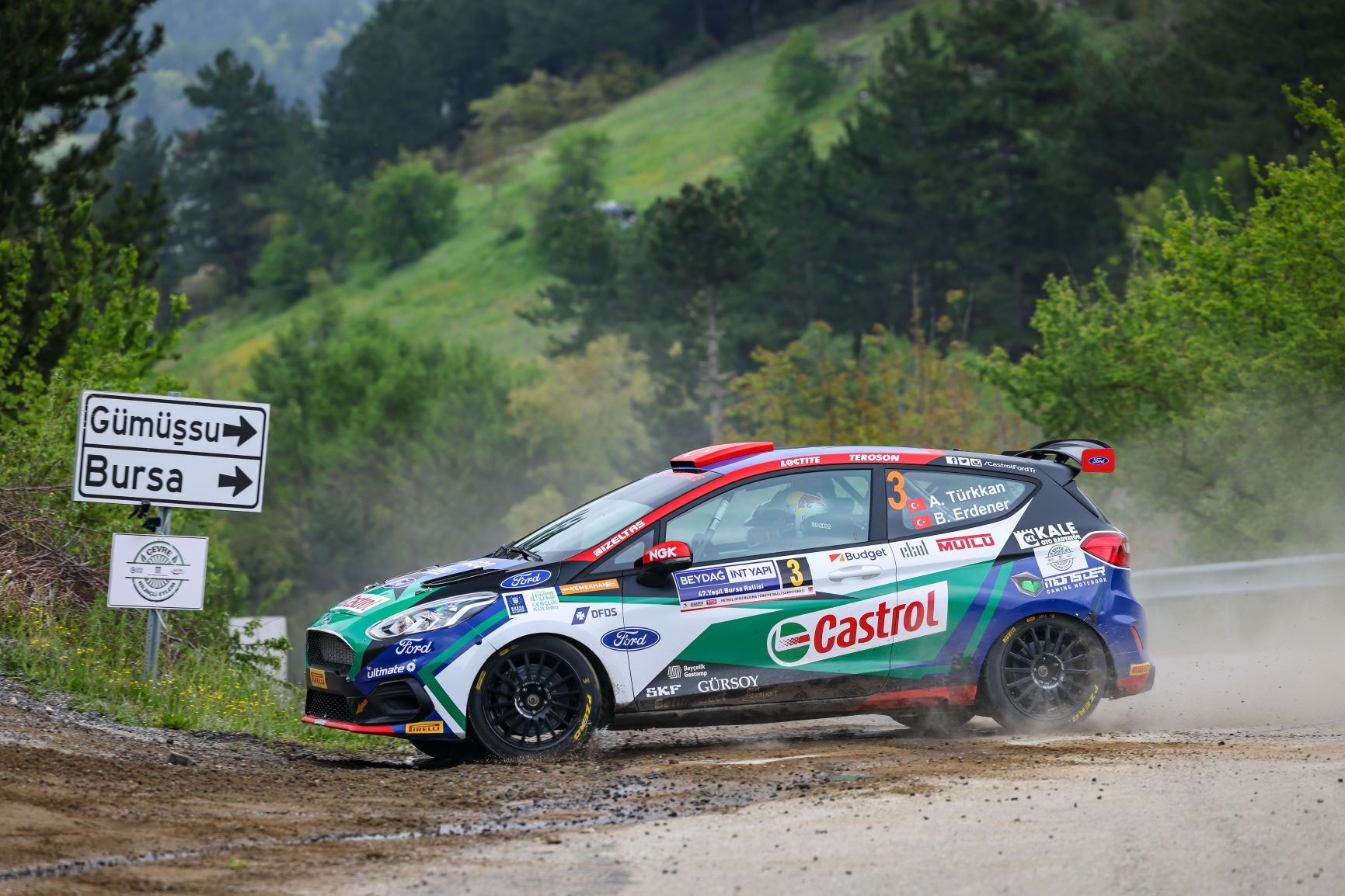 Castrol Ford Team Türkiye, Yeşil Bursa Rallisi’ni Zirvede Tamamladı