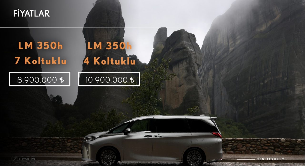 10 milyonluk Lexus LM ile VIP’de yeni bir dönem