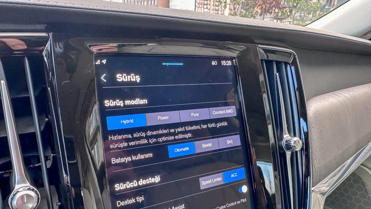 Volvo S90 Recharge T8 AWD test sürüşü