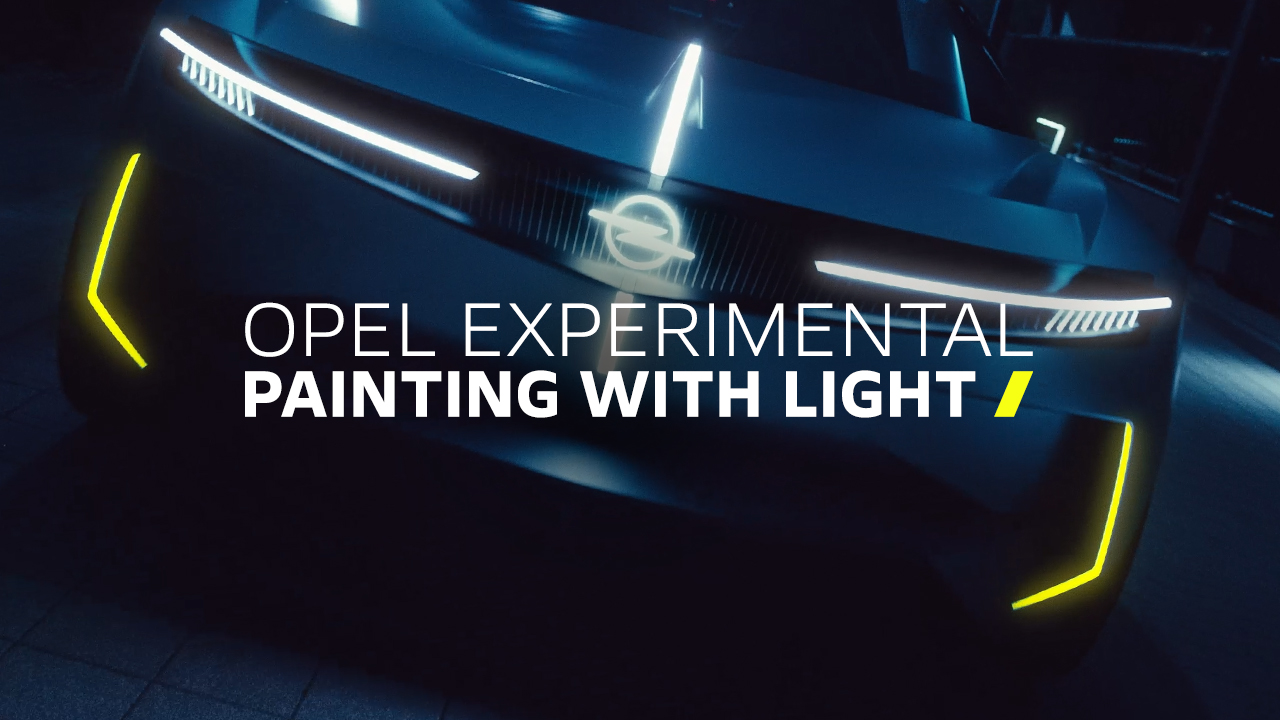 Opel Experimental “Işıkla Boyama” ile geleceği aydınlatıyor